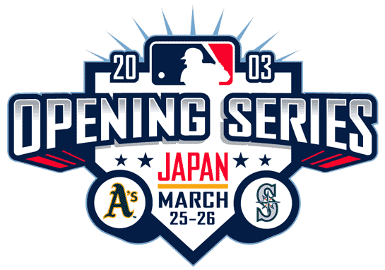 MLB Opening Day 2003 Special Event Logo iron on heat transfer